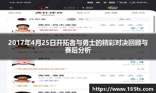 2017年4月25日开拓者与勇士的精彩对决回顾与赛后分析
